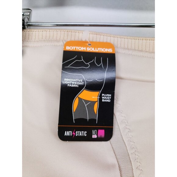 Maidenform Flexees Firm Hold Hi-Waist Thigh Slimmer Large Nude Anti-Static Shape - Picture 7 of 9